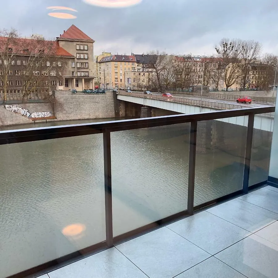 Apartament studio z widokiem na Odrę Bulwary Książęce Wrocław